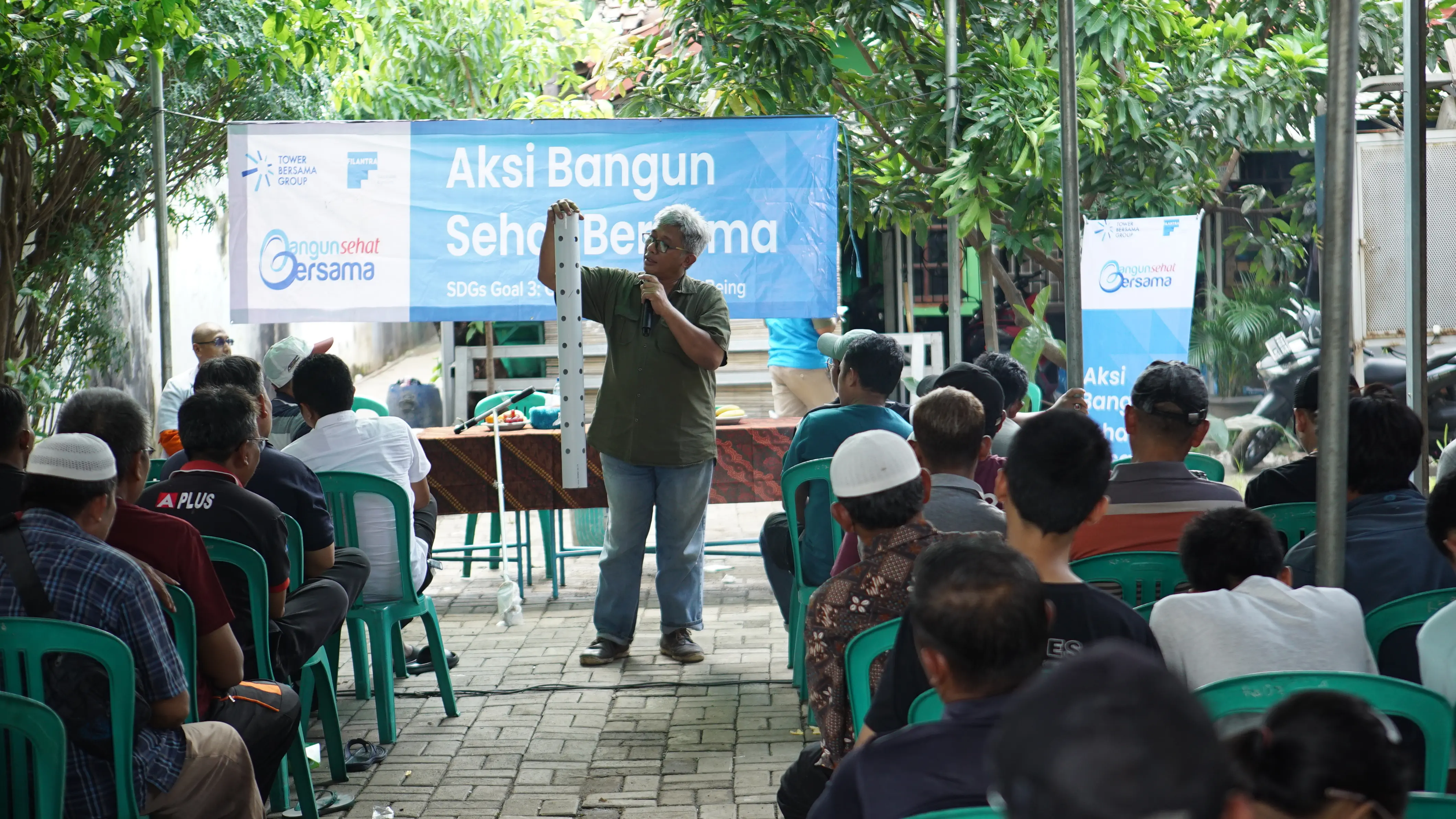 TBIG Galakan Edukasi Pola Hidup, Konsumsi dan Sanitasi Sehat ke Masyarakat